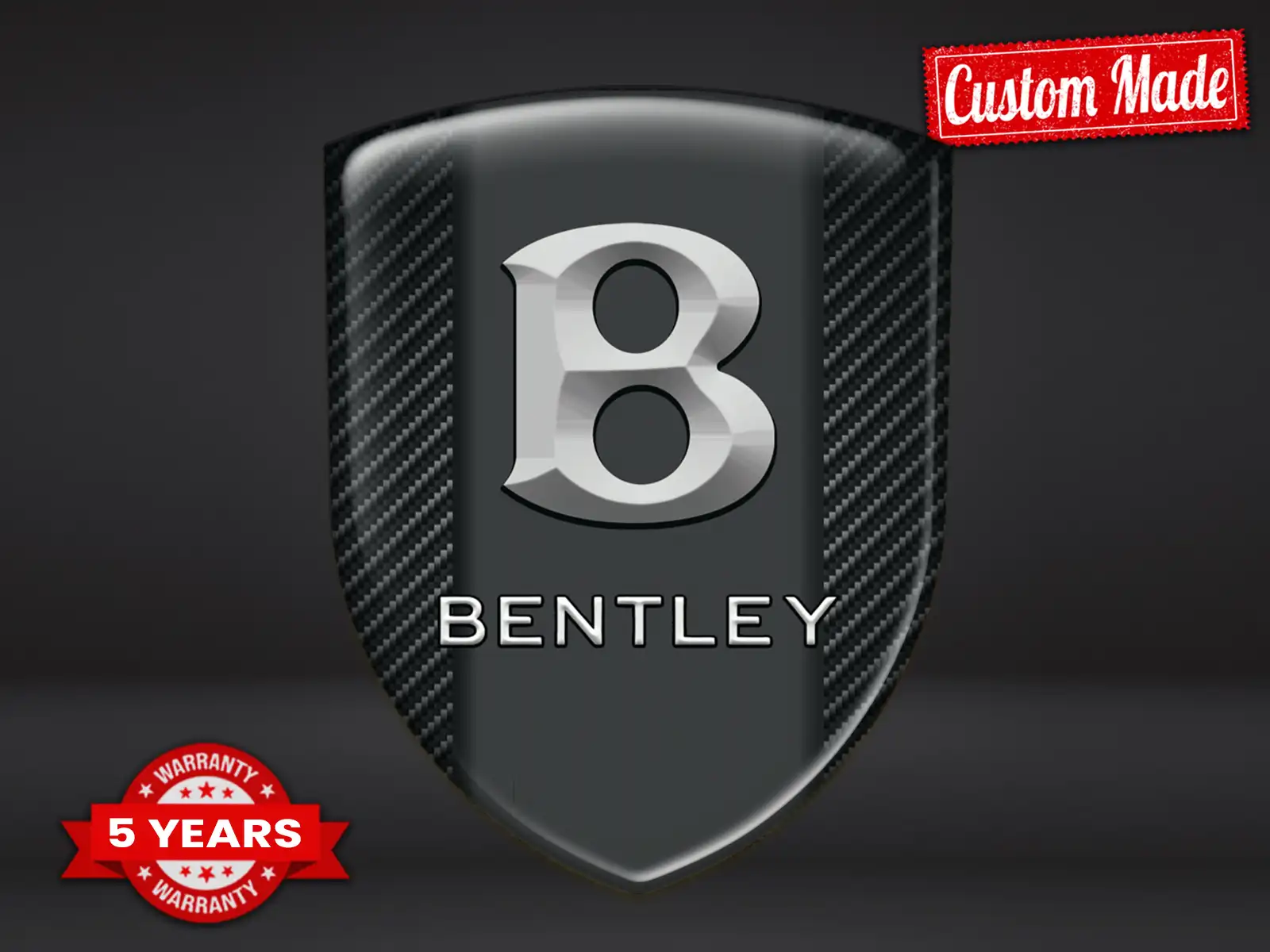 Bentley Pegatinas Silicona Auto Edición Alta Calidad Personalizable